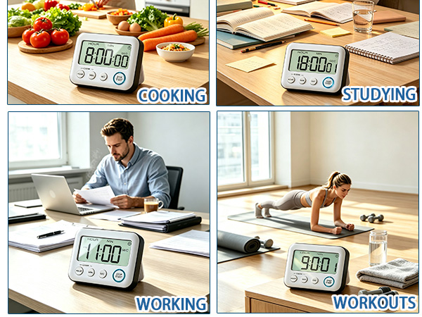 magnetic oven clock with time