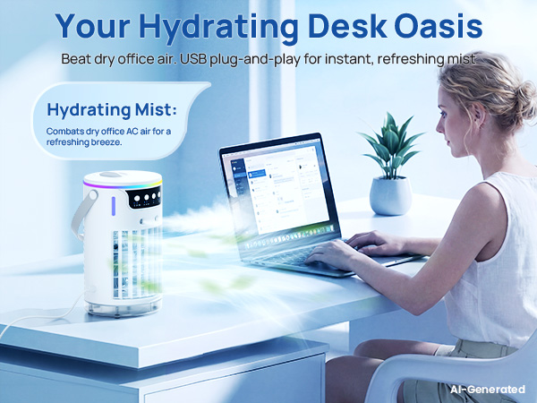 USB plug-and-play water air cooler
