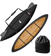 LIBZAKI Kayak Cover Accessories/Canoe Cover, Upgraded Thickened Waterproof & UV Protection SUP Pa...