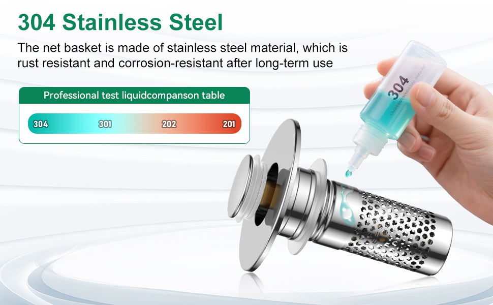Bathroom Sink Drain Strainer