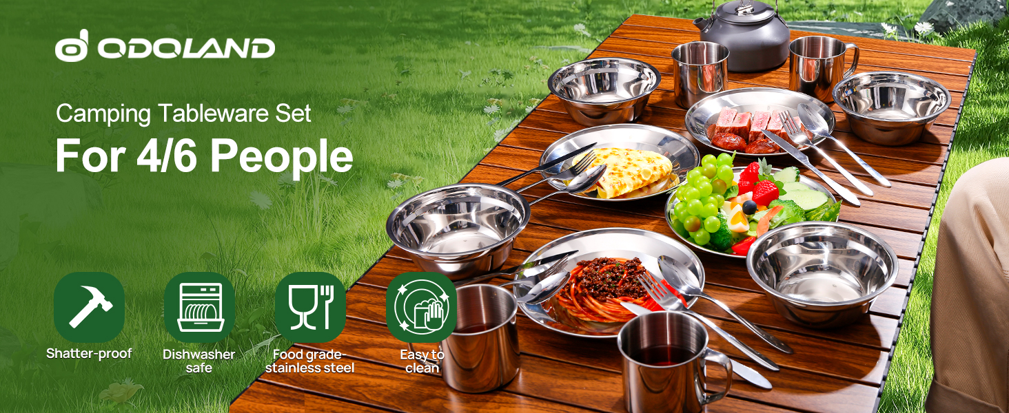 Camping Tableware Kit