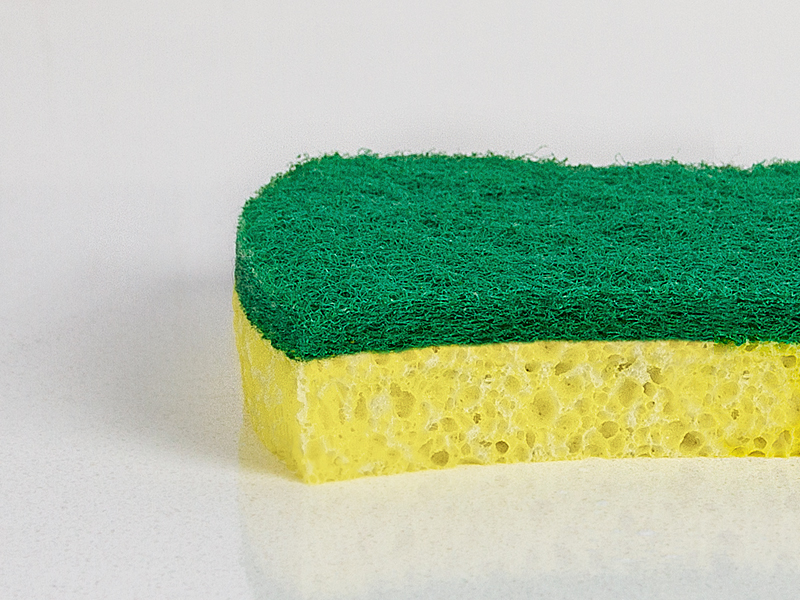 MR.SIGA dishes sponge scrub, heavy duty sponge,washable sponges for dishes
