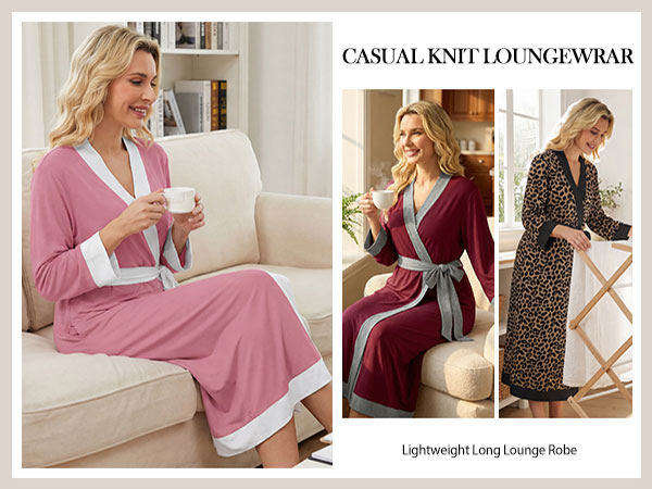 knit robes for women