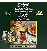 Sadaf Cardamom Tea Bags | Special Blend Cardamom Ceylon Black Tea | Quicktea Product harvested in...