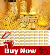 kolpop 50 Pack LED Fairy Lights Battery Operated, 7FT 20 LED Mini Twinkle String Lights Battery P...