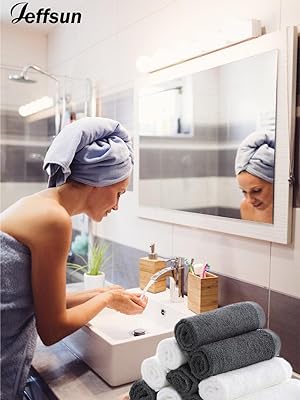 bath towels face towels wash cloths baby washcloths soft bamboo washcloths 6 pack