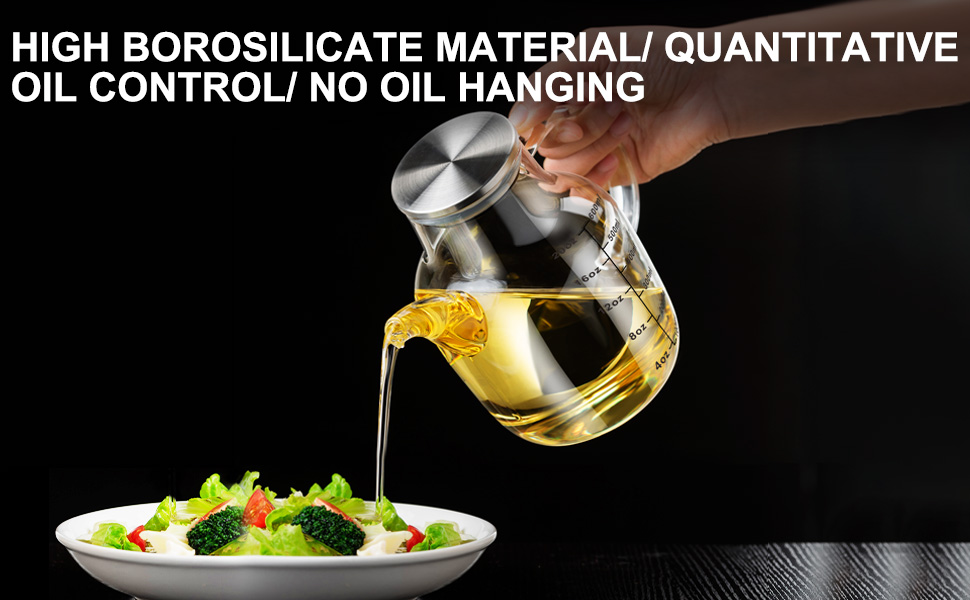 Glass Oil Dispenser Bottle