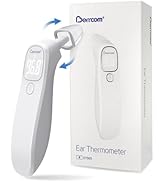 Berrcom 2-in-1 Forehead and Ear Thermometer with Magnetic Probe - Digital Infrared Thermometer fo...