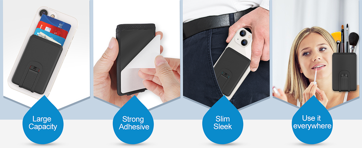 credit card holder for cell phone