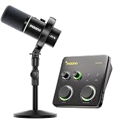 MAONO PD200W & P1 Studio Recording Equipment Include Interface & Microphone for Create
