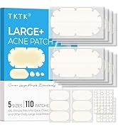 TKTK XXL Pimple Patches for Body, Large Hydrocolloid Acne Patches, 5 Sizes Big Hydrocolloid Banda...