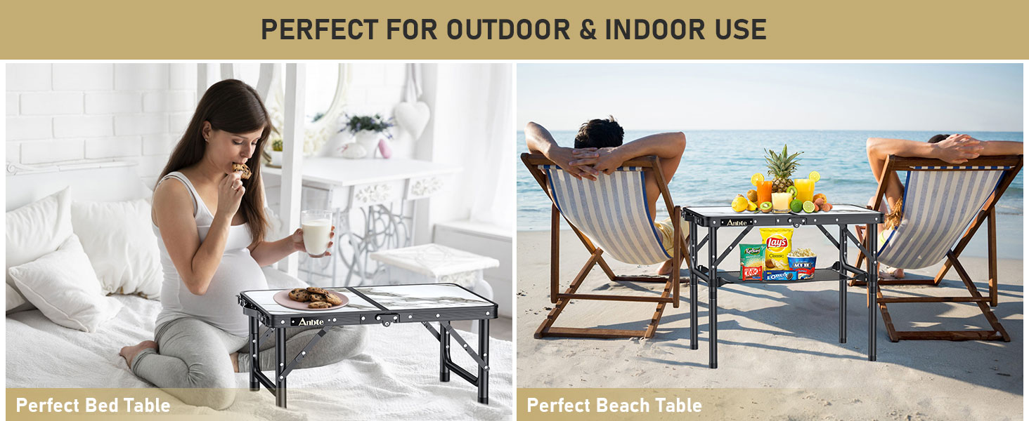 small foldable table portable