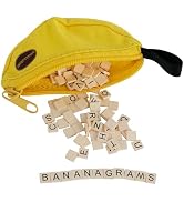 Worlds Smallest Bananagrams - Family Word Game - Includes: 1 Banana Pouch, 144 Tiles. Recommended...