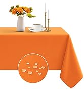 Romanstile Halloween Rectangle Tablecloth - Waterproof and Wrinkle Resistant Washable Polyester T...