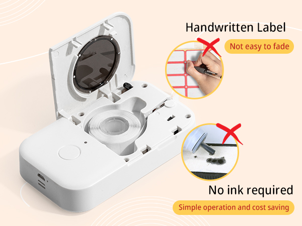 Bluetooth Label Maker Machine with Tape