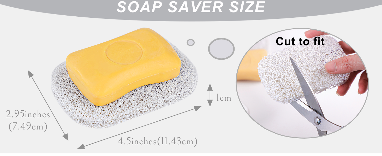 soap saver bar soap pads holder for shower kitchen bathroom