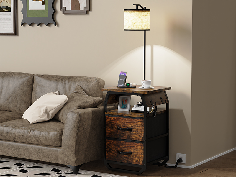 end table with lamp floor lamps with table night stand with lamp floor lamp table combo