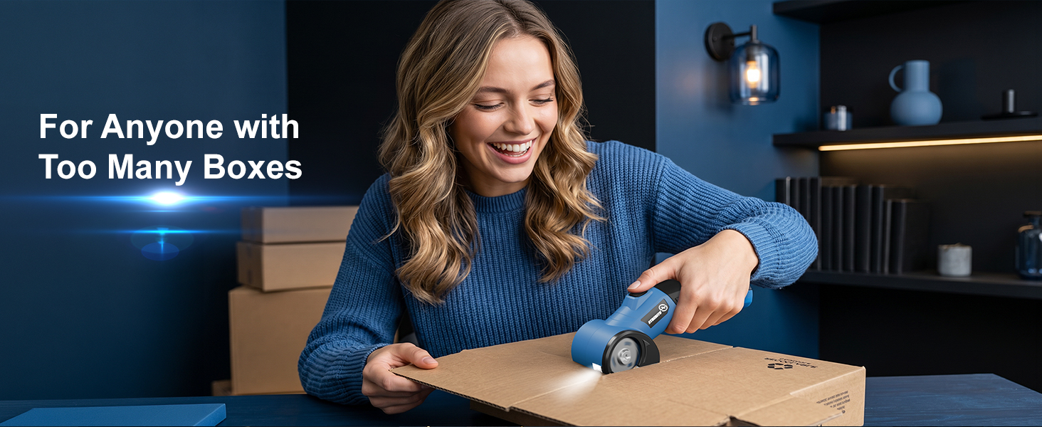 electric box cutter for thick cardboard