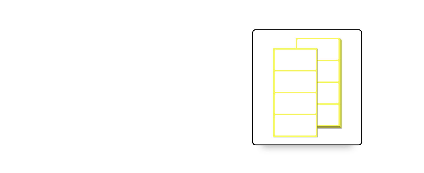 Large White Labels