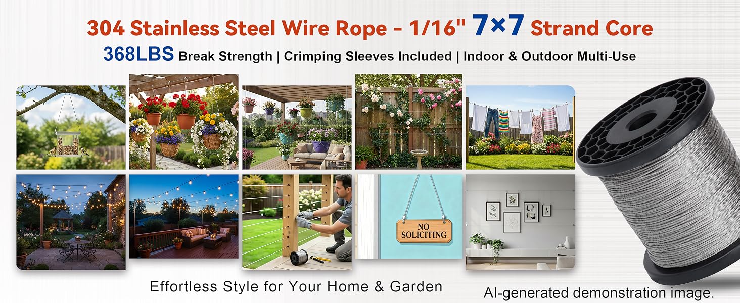 1/16 wire rope