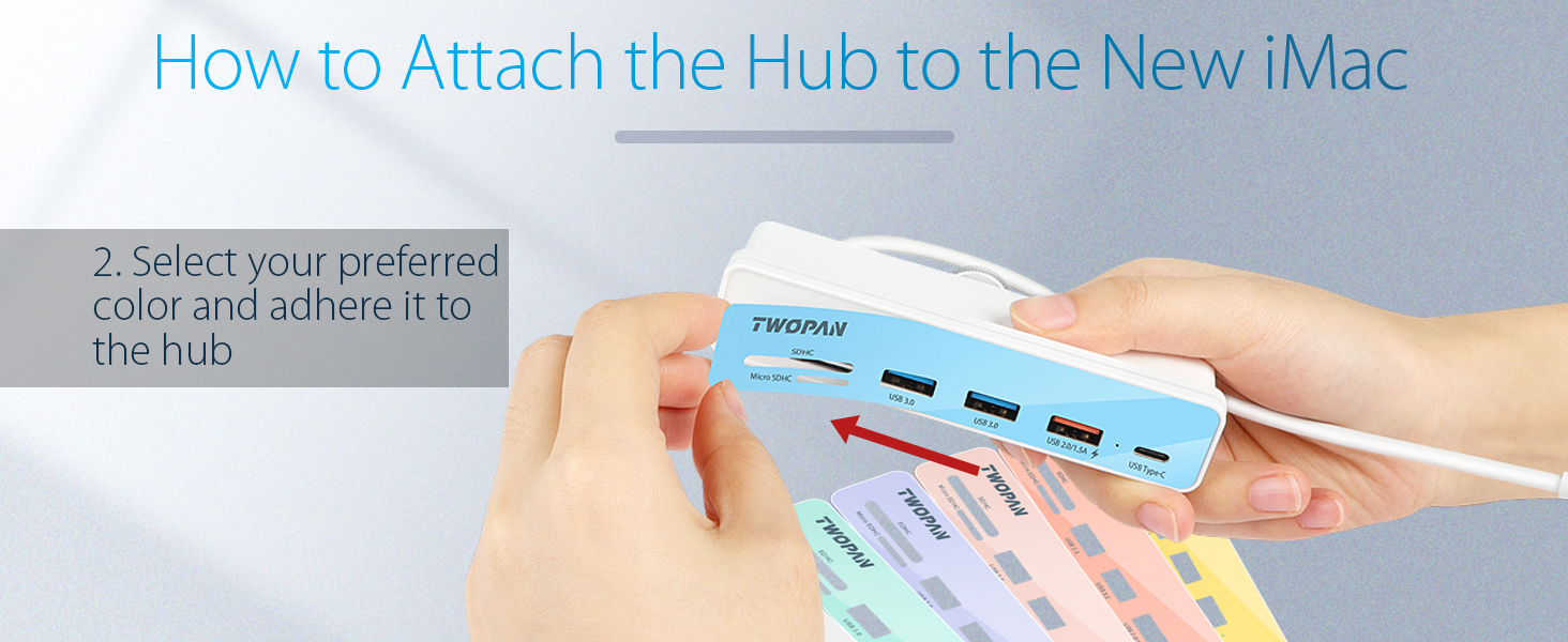 twopan usb splitter for imac 24