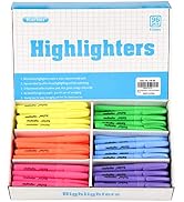 Rarlan Highlighters, Chisel Tip, Assorted Fluorescent, 96 Count Bulk Pack | Highlighters Assorted...