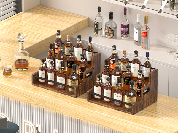 Liquor Bottle Display Shelf