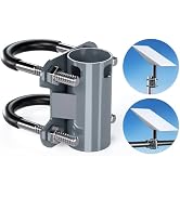 PonJel Starlink RV Mount Gen 2, Starlink Mounting U-Bolt Pipe Adapter for Starlink V2 Portable St...