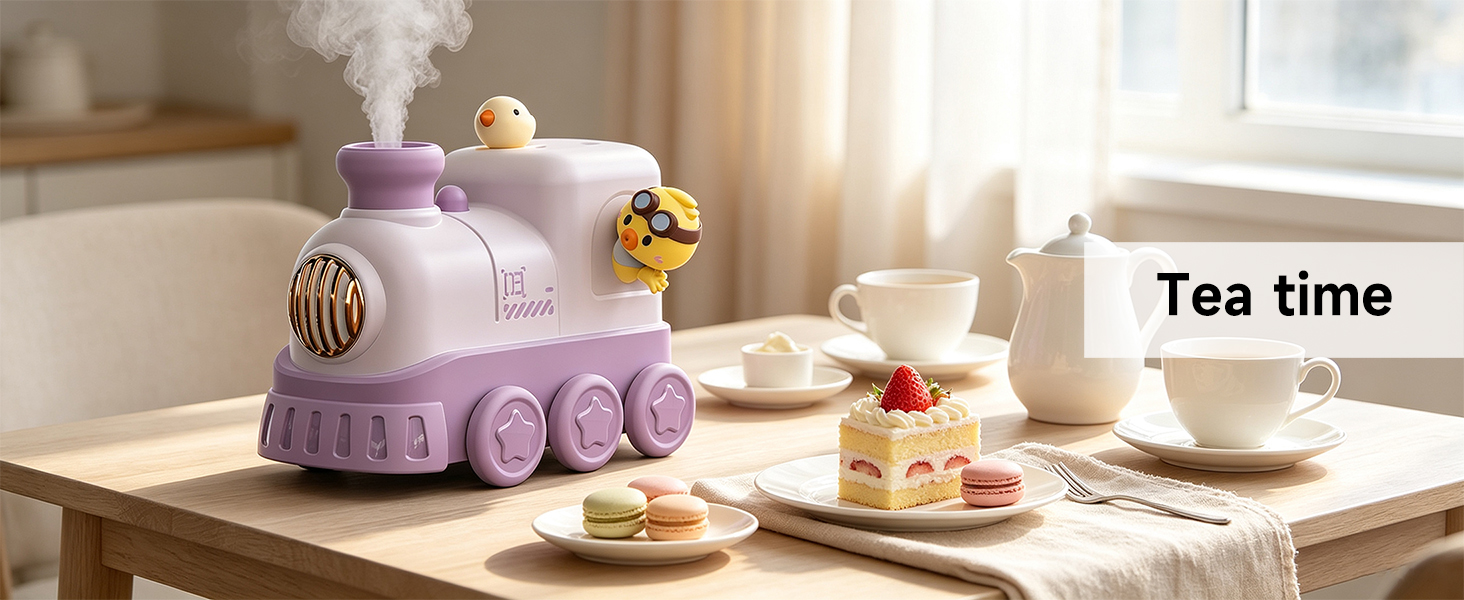 Mini Portable USB Desktop Train Humidifier 07