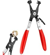 Eoppen Hose Clamp Pliers Spring Hose Clamps Repair Tool with Swivel Flat Band for Removal and Ins...