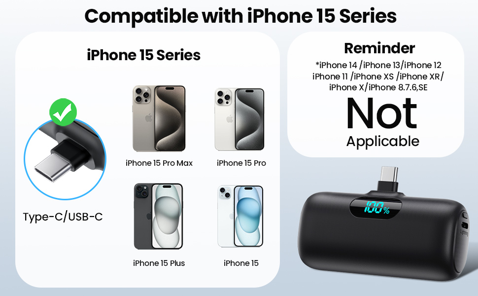 portable charger for iPhone 15