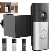 Anti-Theft Doorbell Mount Compatible with Ring Battery Doorbell/Plus/Pro(2026 Model)/Tapo Video D...