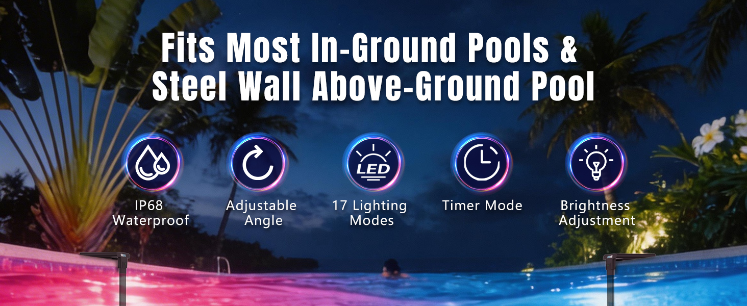 solar pool lights