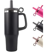 40oz Tumbler, Insulated Stainless Steel Water Bottle with Straw, Cover Cap, Leak Proof Travel Tum...