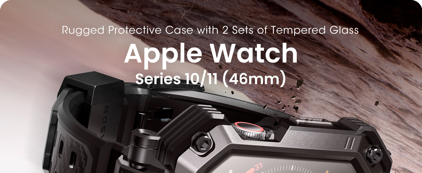 Apple Watch Series 10 Case with Band 46mm