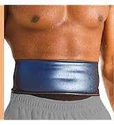 Waist Trimmer for Men Premium Waist Trainer Sauna Belt Sweat Band Working Out