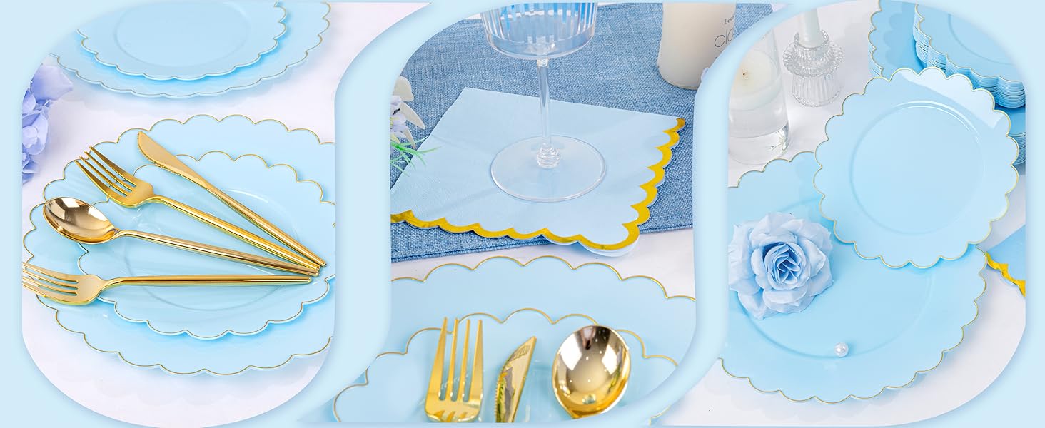 birthday plates and napkins
