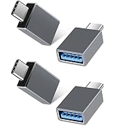 60w Fast Charging USBC to USB Adapter, USB-A Female to Type C Male Dongle Converter for MacBook P...
