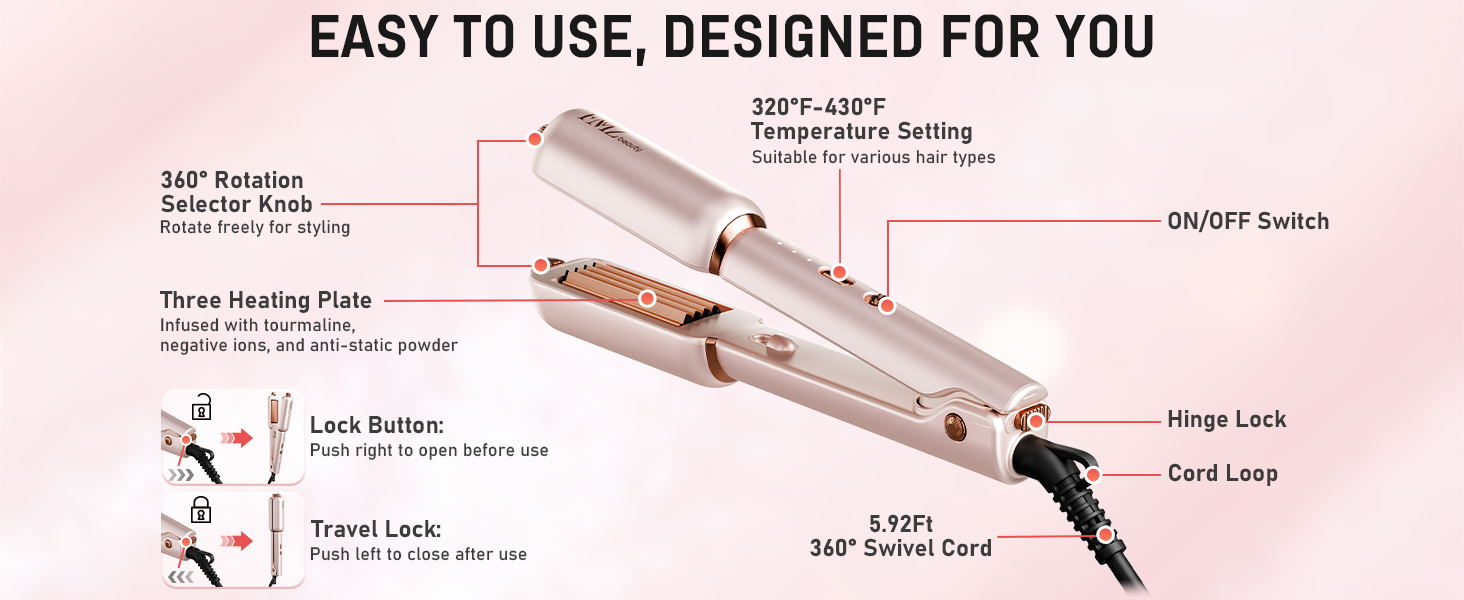 EASY TO USE, DESIGNED FOR YOU