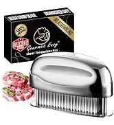 Meat Tenderizer Tool - Hand Held Blade Tenderizer for Meat - Ultra Sharp Needle Blades 100% Stain...