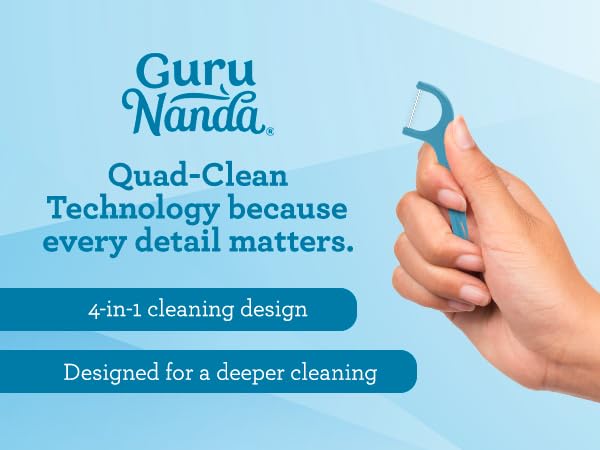 4-in-1 Quad Clean Floss Picks
