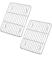 P&P CHEF Cooling Baking Rack Pack of 2, Stainless Steel Cooling Racks for Cooking Baking Roasting...
