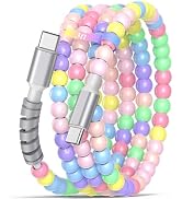 USB C Cable Beaded 60W Fast Charging Cord for iPhone Duo 18 Pro 17 16 3FT | Car Charger Cord Type...