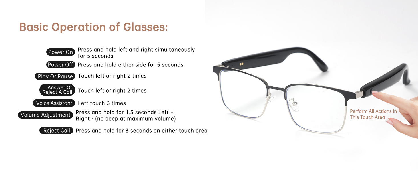 wireless bluetooth translation glasses