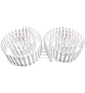 AUEAR, 35 Inch Long Mini Fairy Garden Fence Wood Ornament Wooden Decorative Picket Fence for DIY ...