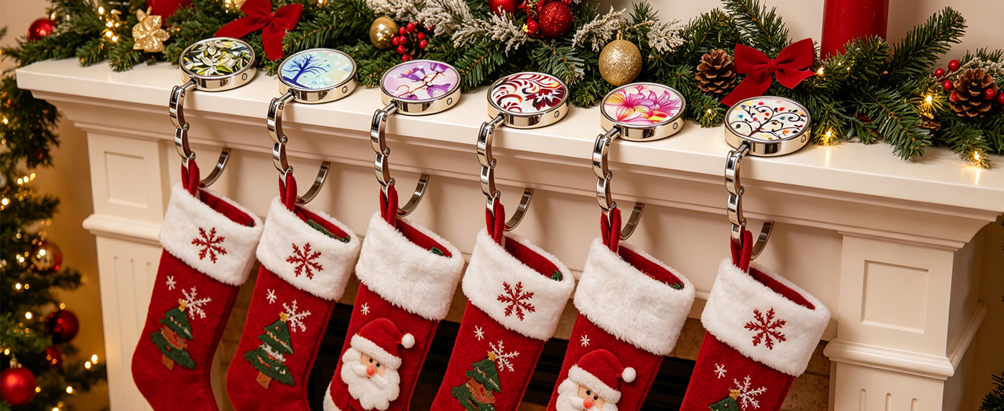 Christmas Stocking Holders for Mantle