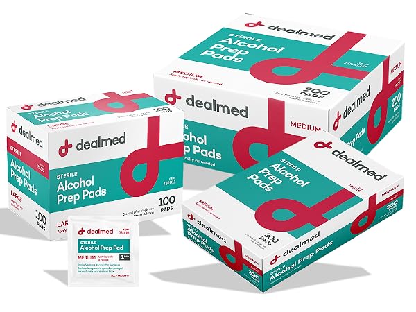 DEALMED ALOCHOL PREP PADS