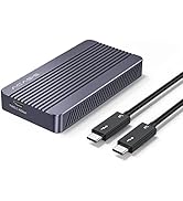 ACASIS 40Gbps M.2 NVMe SSD Enclosure, Sturdy 8TB USB-C Aluminum External Hard Drive Enclosure, fo...