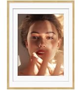 Egofine 12x16 Aluminum Picture Frame Display with Mats for 9x12/11x14 or 12x16 without Mat, Metal...