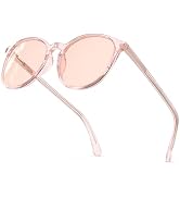 Bloomoak Rose Migraine Glasses, FL-Flex Light Sensitivity Relief Glasses for Fluorescent LED Glar...